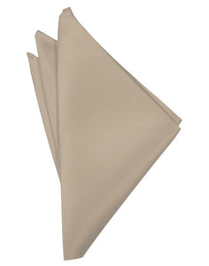 Stone Solid Satin Pocket Square - Tuxedo Club