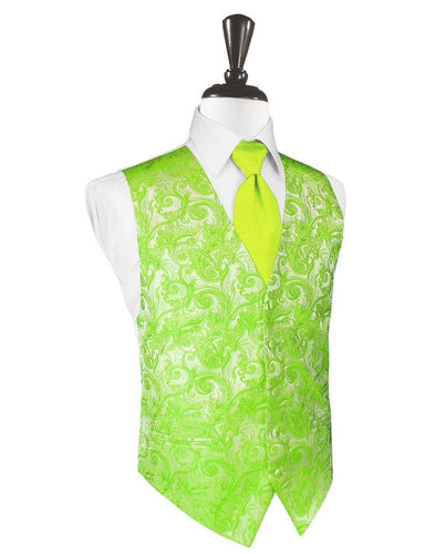 Lime Tapestry Vest - Tuxedo Club