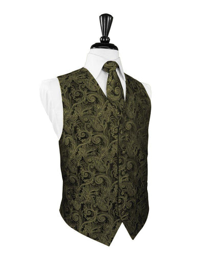 Moss Tapestry Vest - Tuxedo Club