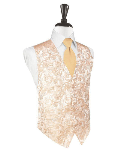 Peach Tapestry Vest - Tuxedo Club