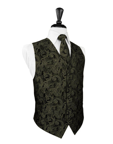 Sage Tapestry Vest - Tuxedo Club