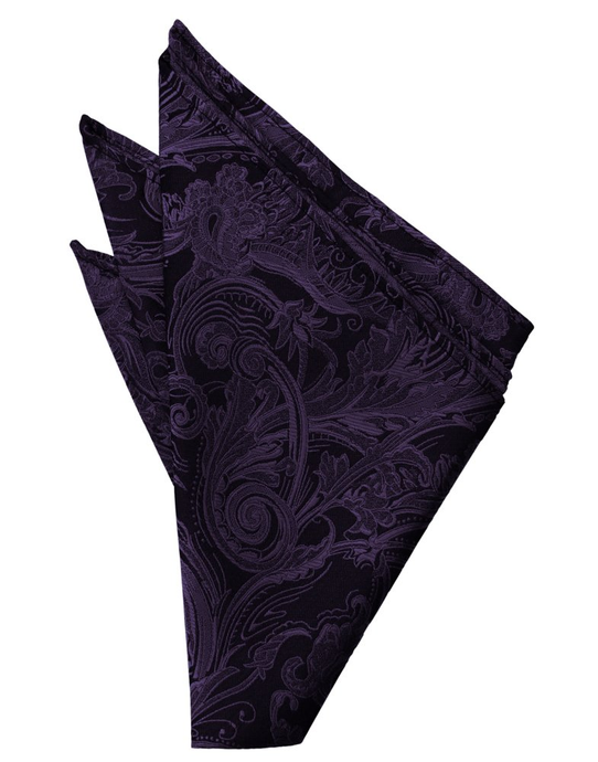Berry Tapestry Pocket Square - Tuxedo Club