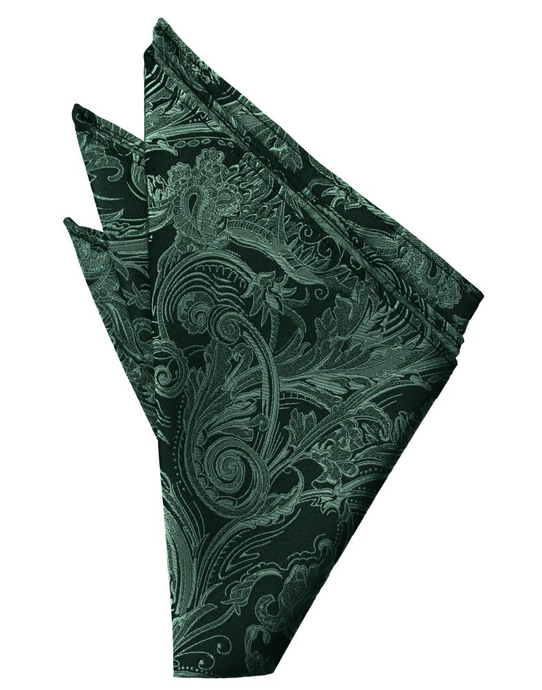 Holly Tapestry Pocket Square - Tuxedo Club
