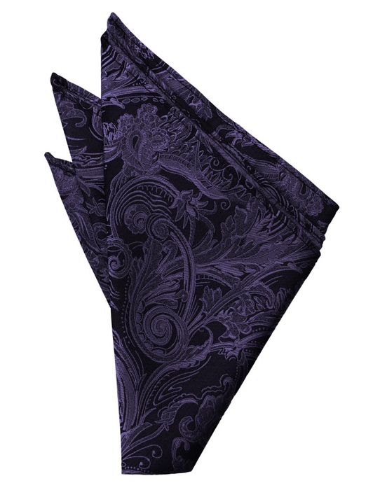 Lapis Tapestry Pocket Square - Tuxedo Club