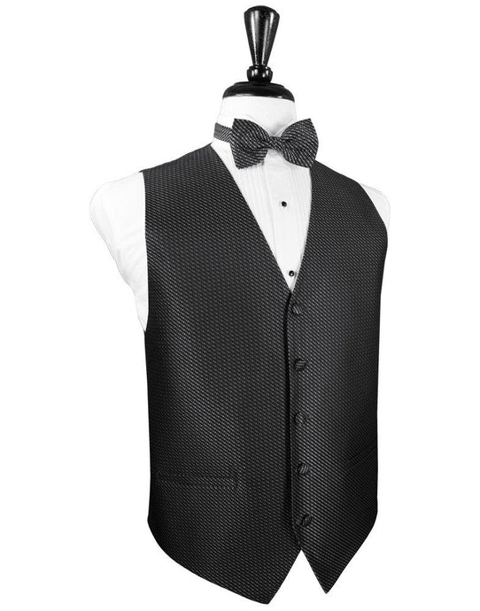 Asphalt Venetian Vest - Tuxedo Club