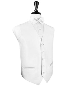 White Venetian Vest - Tuxedo Club