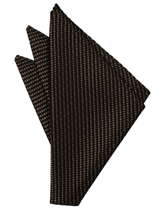 Chocolate Venetian Pocket Square - Tuxedo Club