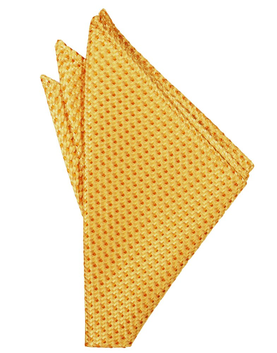 Gold Venetian Pocket Square - Tuxedo Club