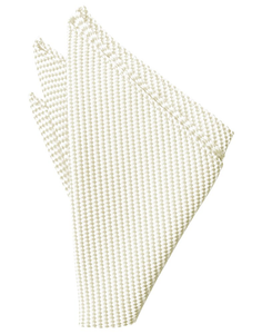 Ivory Venetian Pocket Square - Tuxedo Club